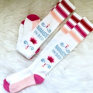 "Namaste In Bed" Knee-Socks